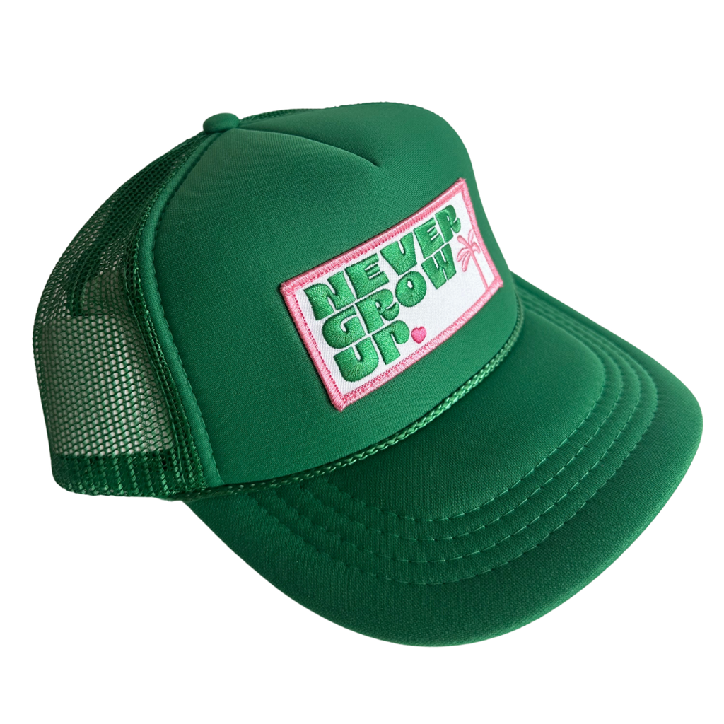 Never Grow Up Kids Trucker Hat