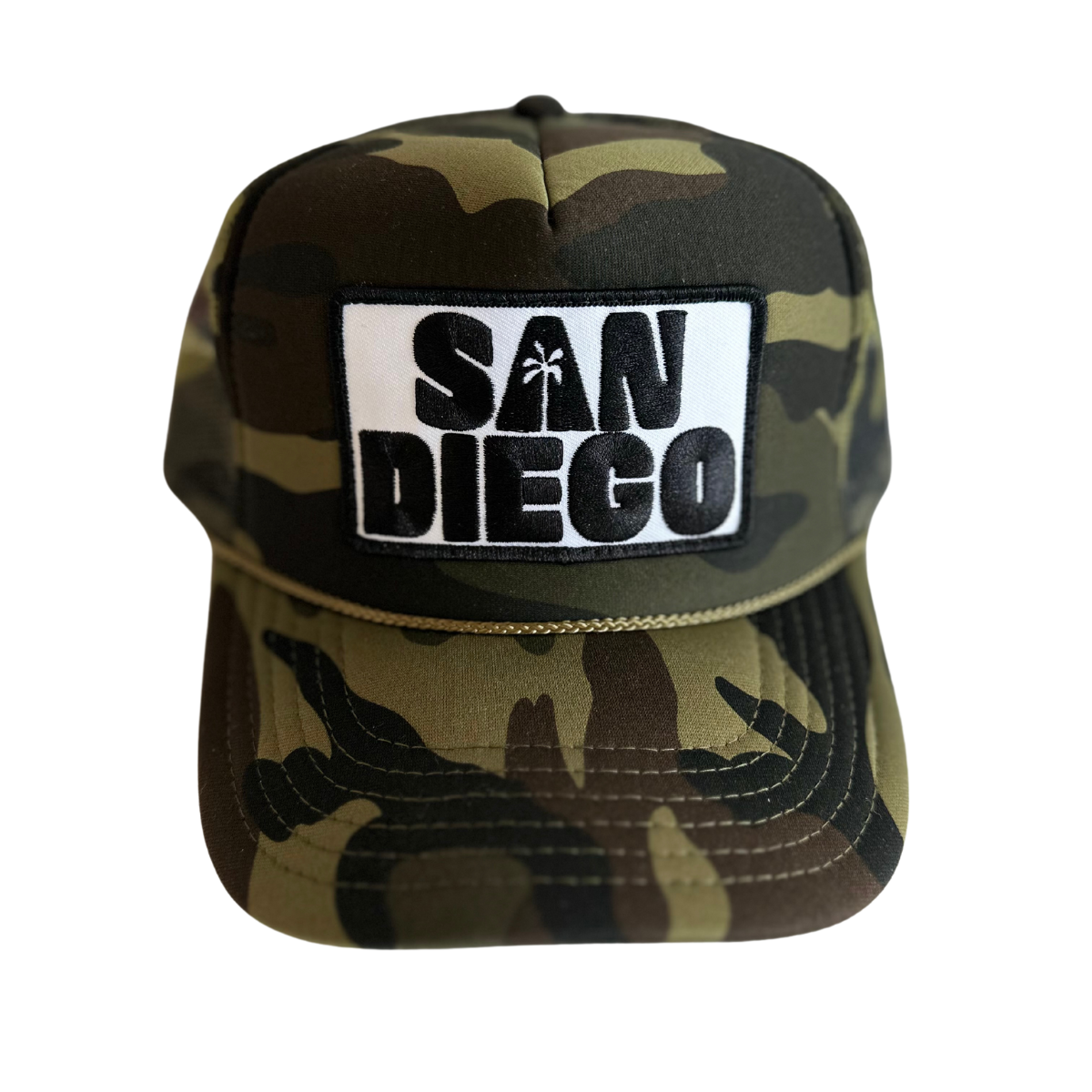 San Diego Palm Patch Trucker Hat