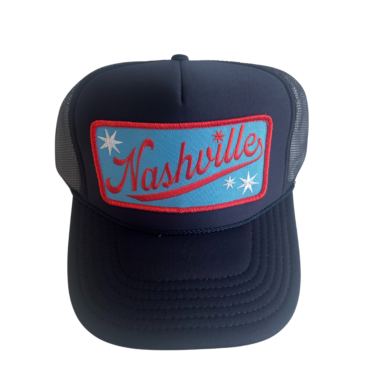 Nashville Script Patch Trucker Hat