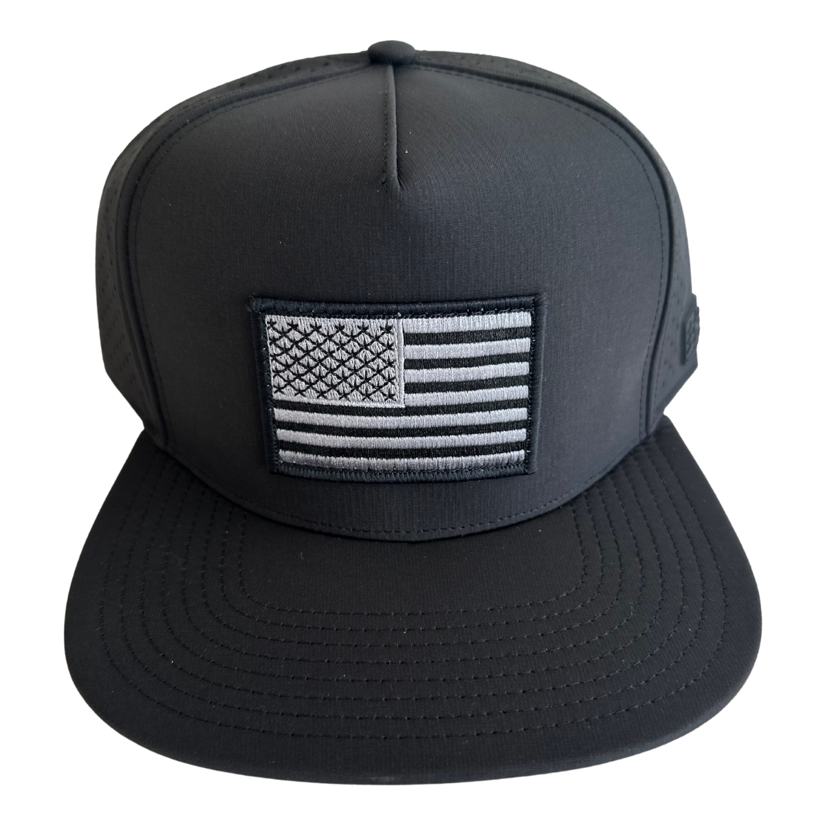 American Flag Mesh Tech Trucker