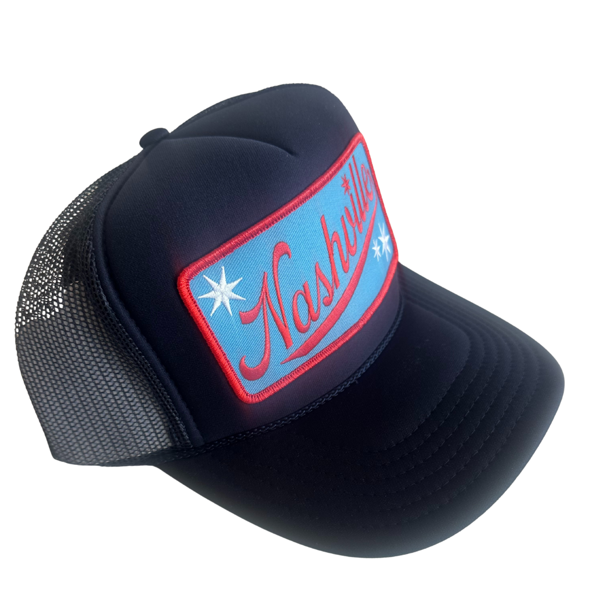 Nashville Script Patch Trucker Hat