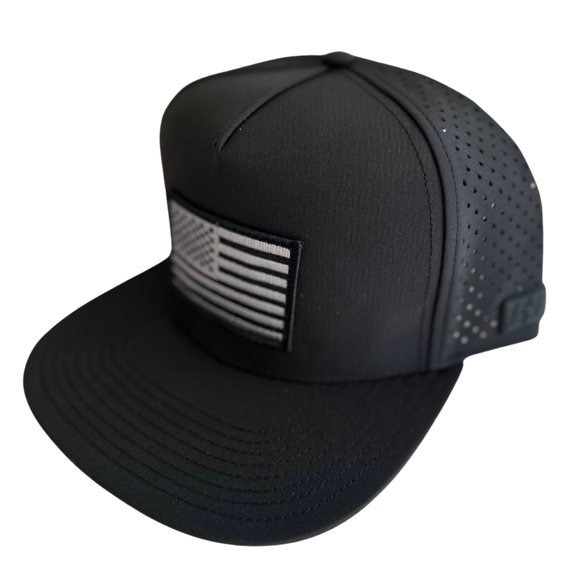 American Flag Mesh Tech Trucker