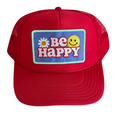 Be Happy Patch Trucker Hat