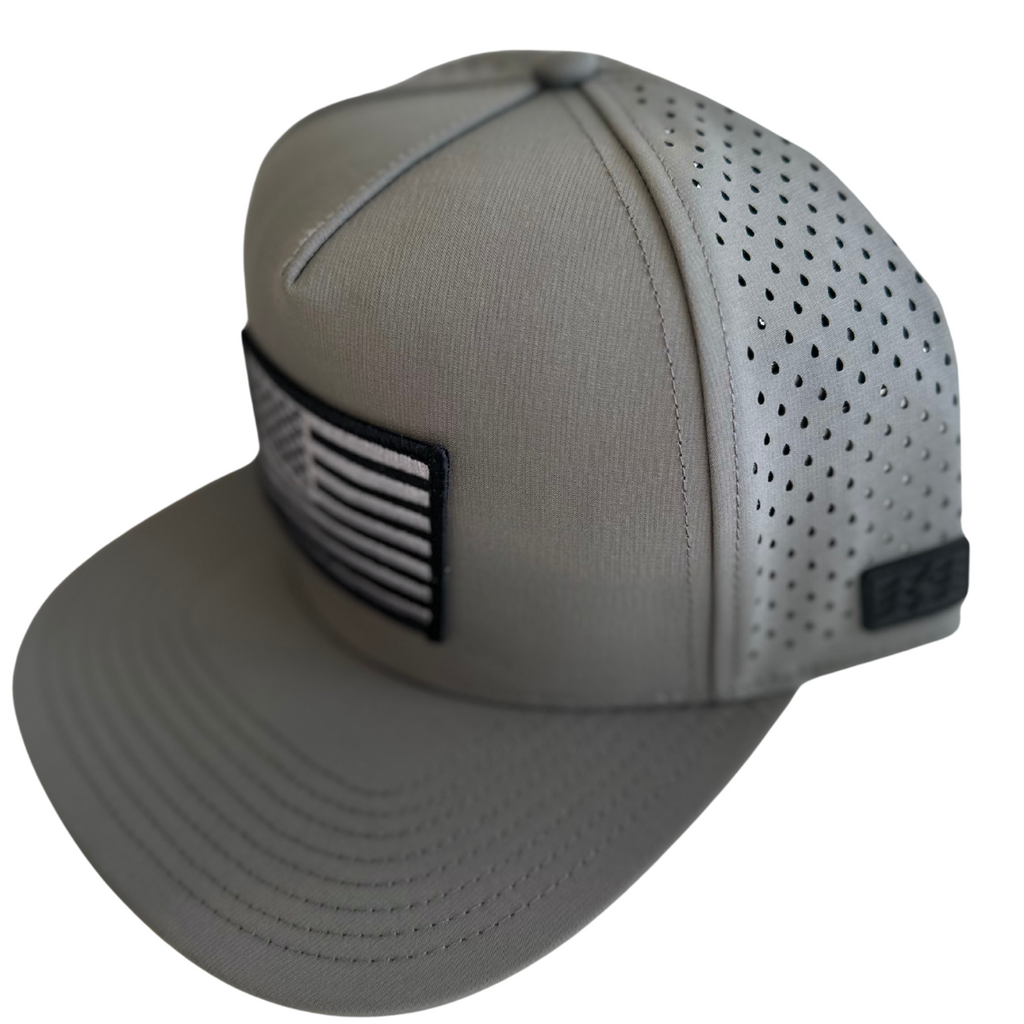 American Flag Mesh Tech Trucker