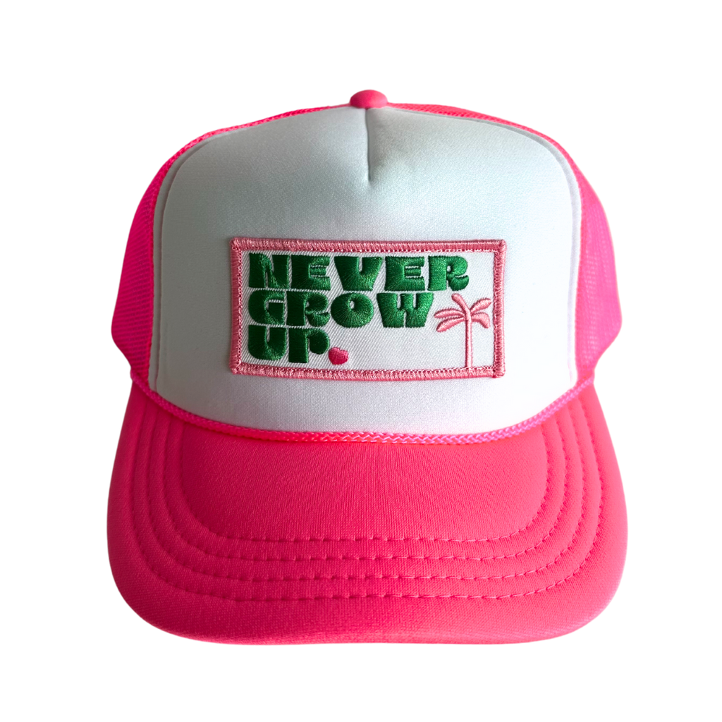 Never Grow Up Kids Trucker Hat