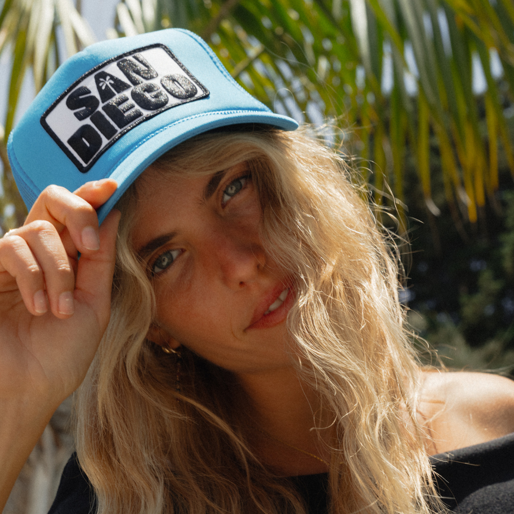 San Diego Palm Patch Trucker Hat