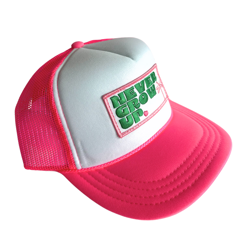 Never Grow Up Kids Trucker Hat