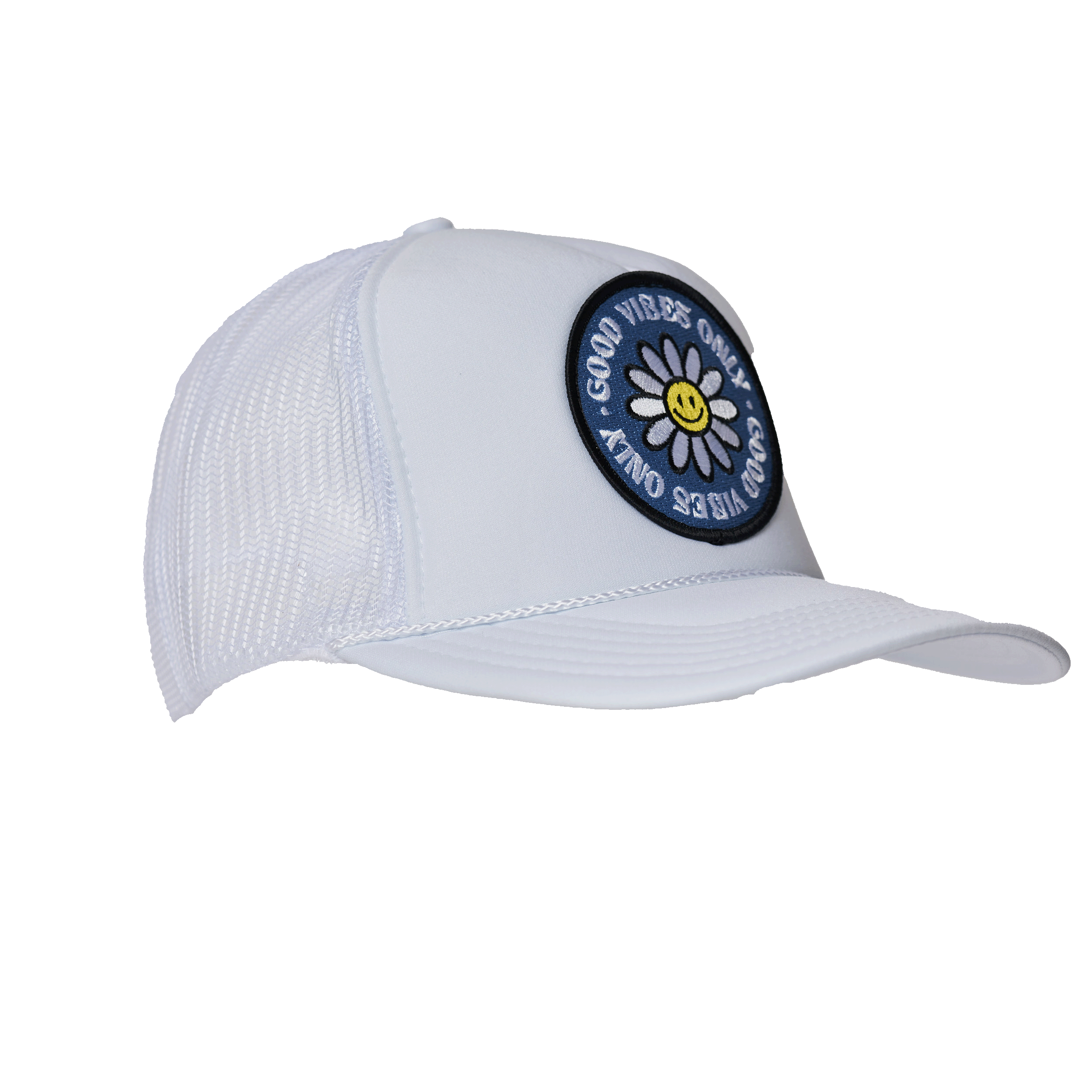Good Vibes Only II Patch Trucker Hat