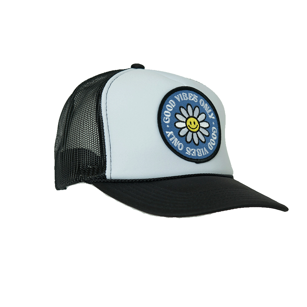Good Vibes Only II Patch Trucker Hat
