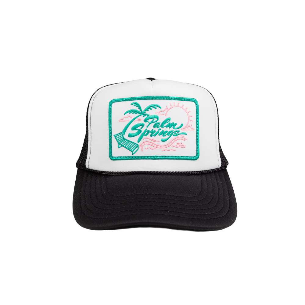 Palm Springs Patch Trucker Hat