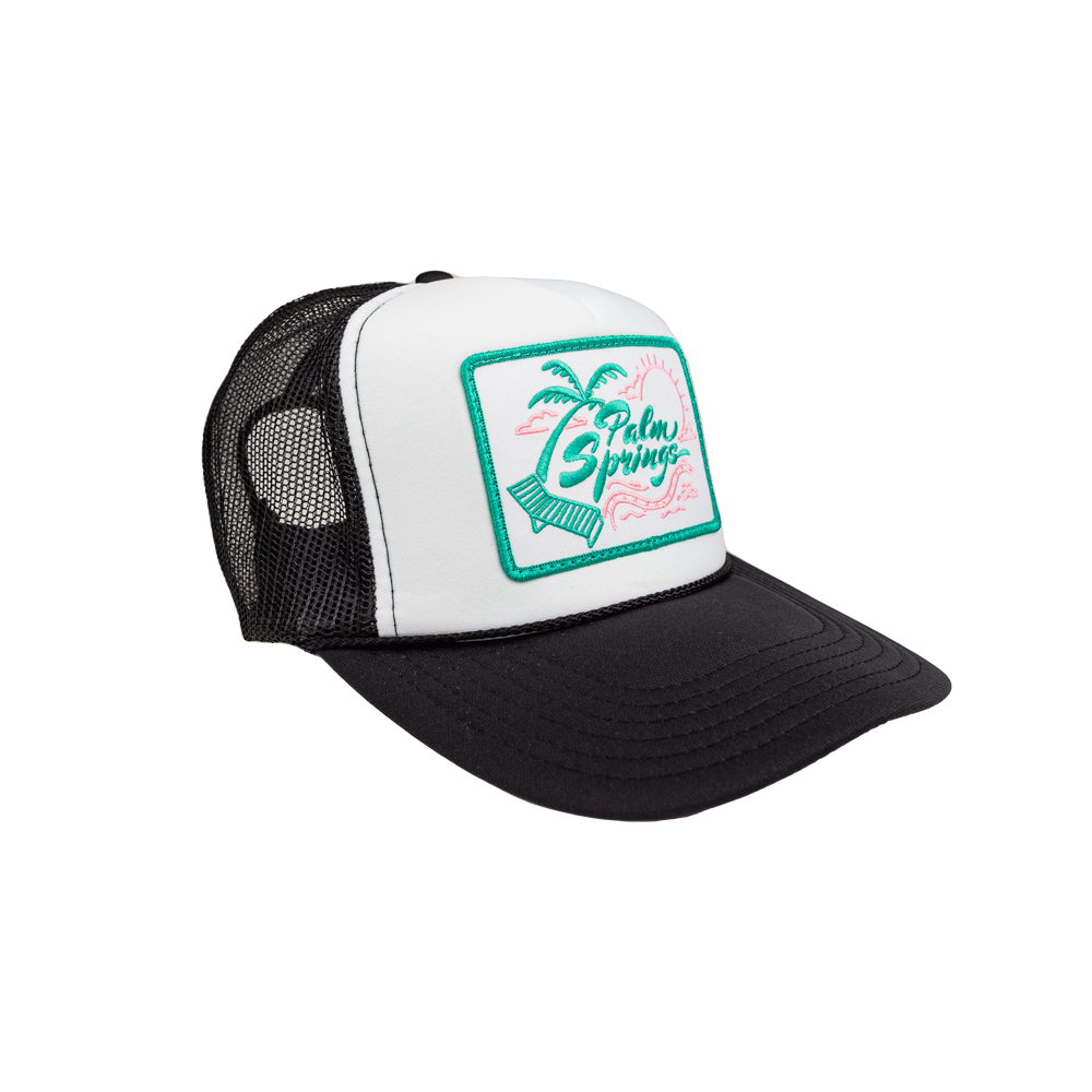 Palm Springs Patch Trucker Hat